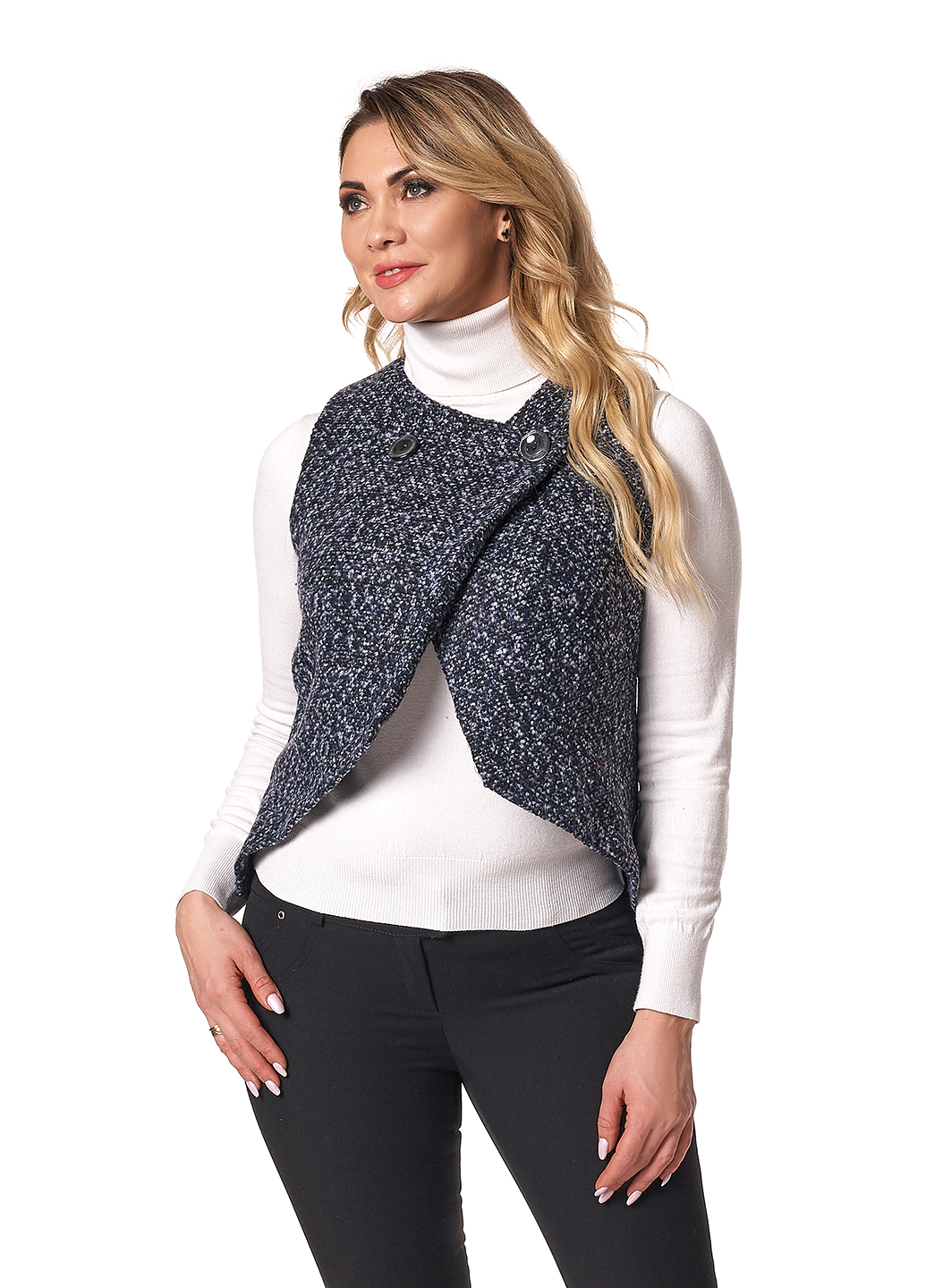 

Жилетка UT KR358 2062 44 синий букле