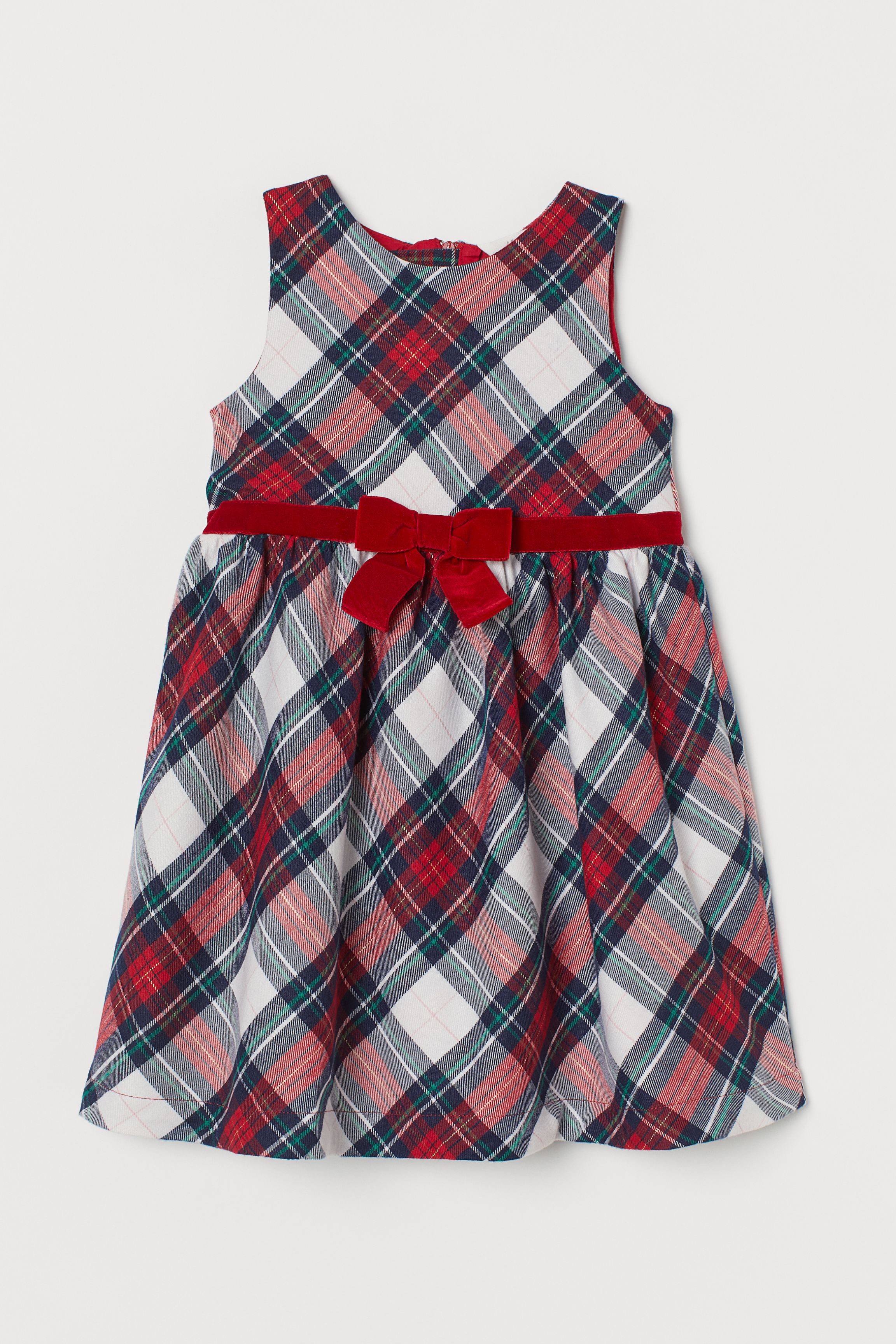 

Платье H&M 116 Красный 0896721_бел.син.клет