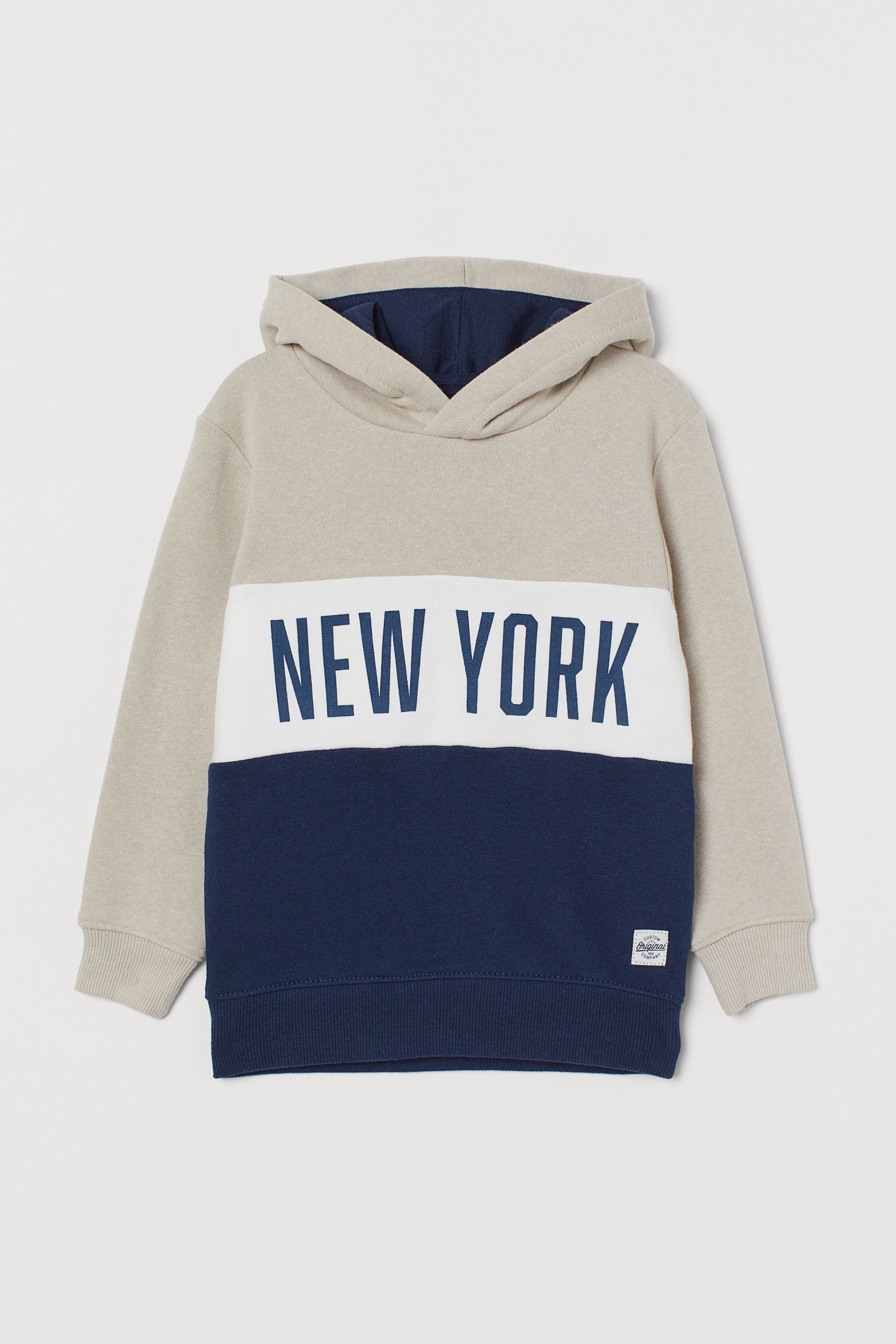 

Худи H&M 110/116 Бежевый 0791486_new_york