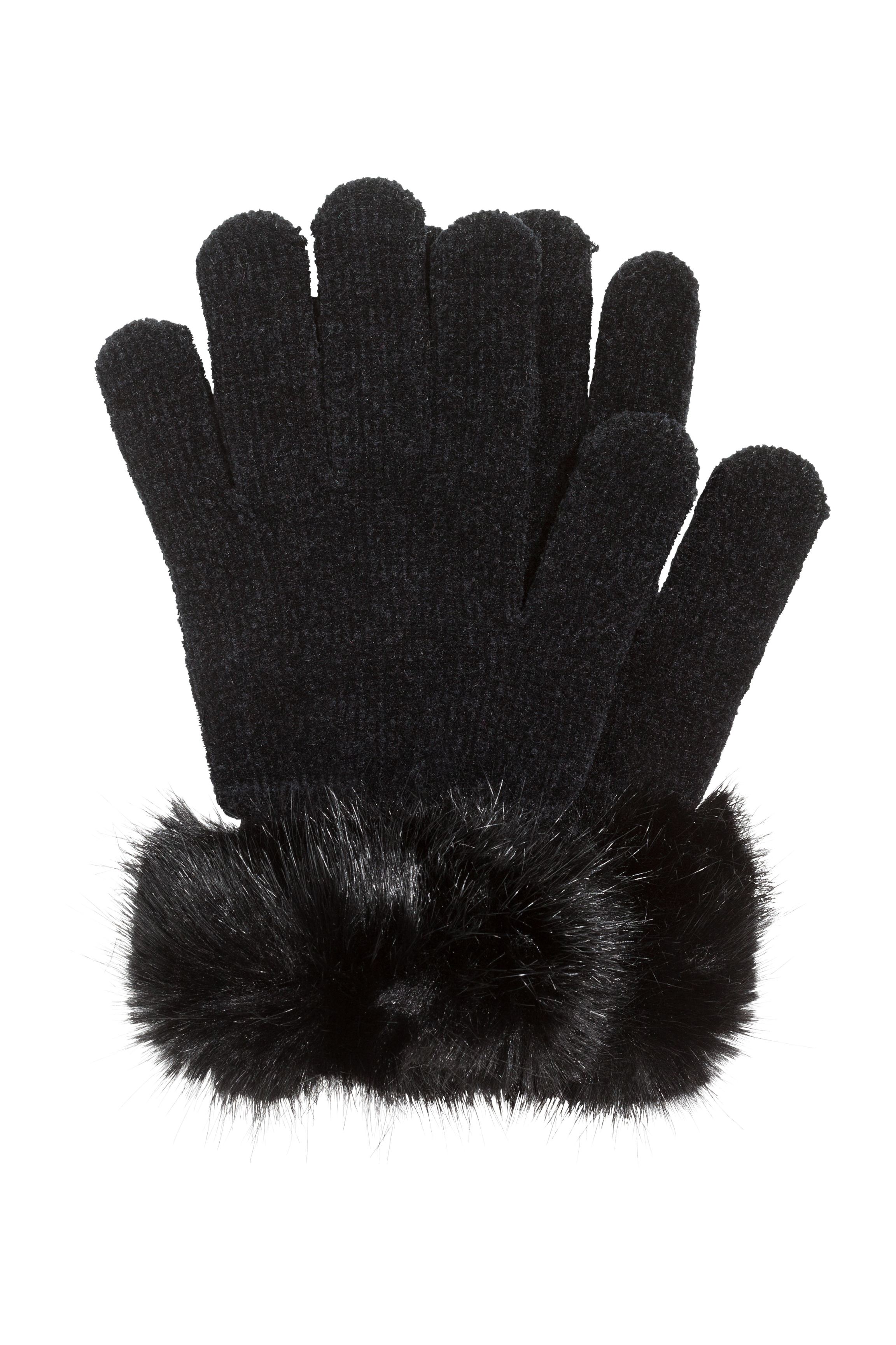 

Перчатки H&M Черный 0332256_черн.мех