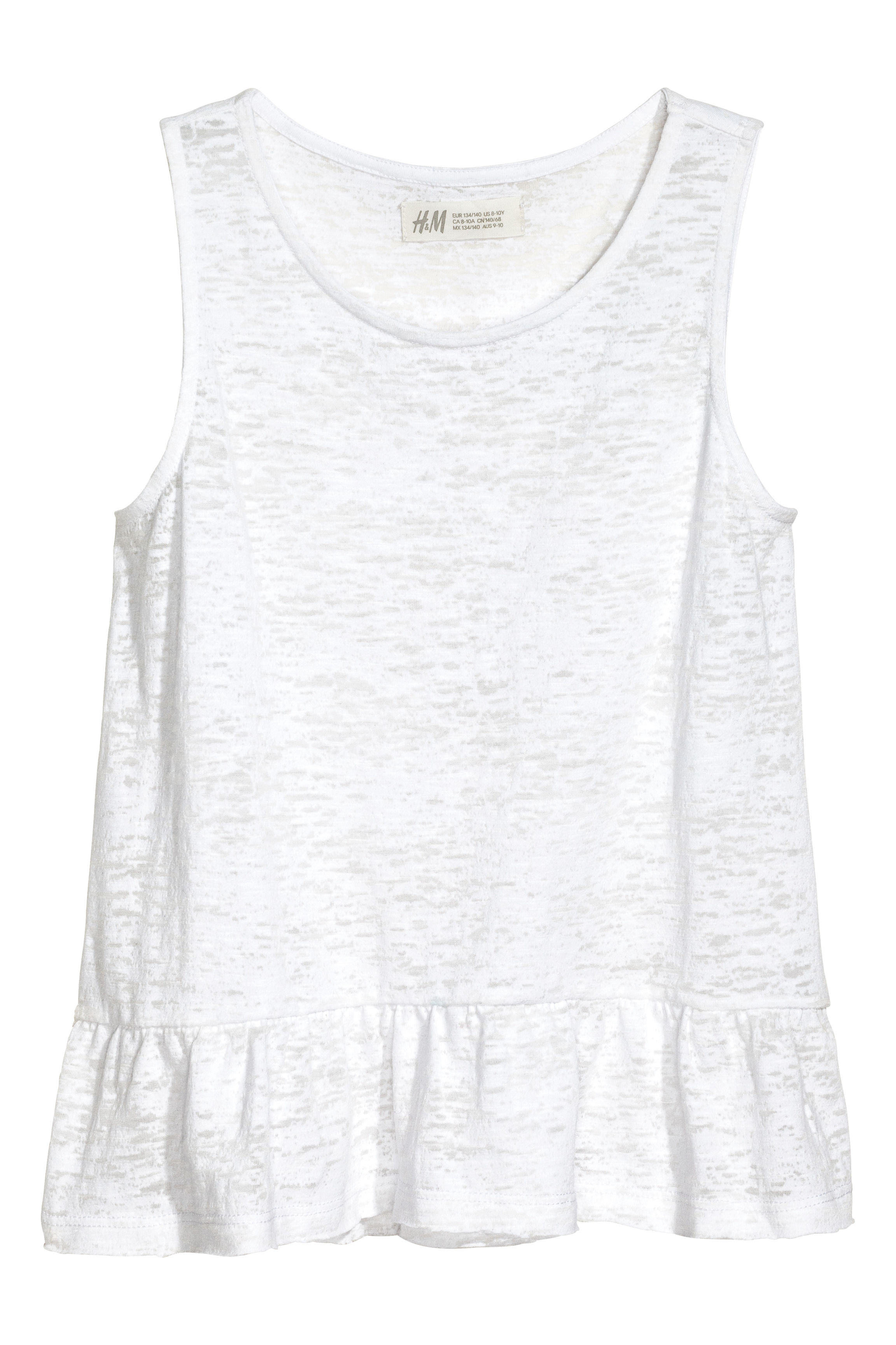 

Майка H&M 170 Белый 0507111_бел.потертость