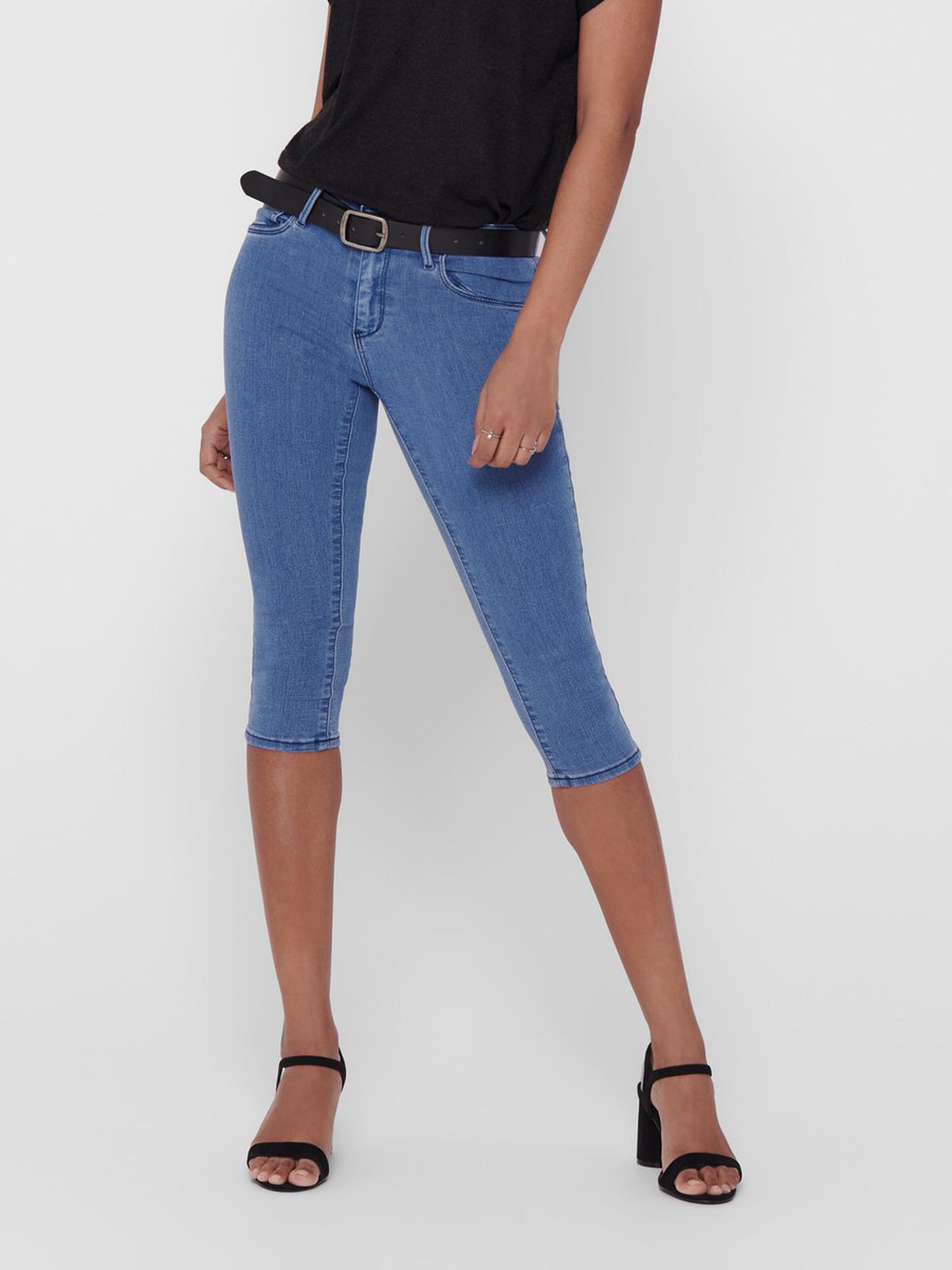 

Капри ONLY RAIN KNICKERS 15132505 Medium Blue Denim XS Синий