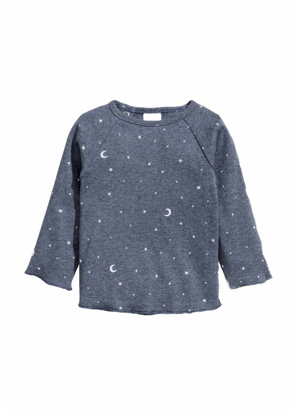 

Лонгслив H&M 62 Темно-синий 0539356_луна.звезды_01