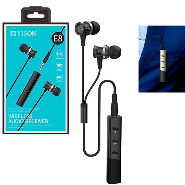 

Беспроводные наушники Bluetooth Yison E8 Black(Чёрный)
