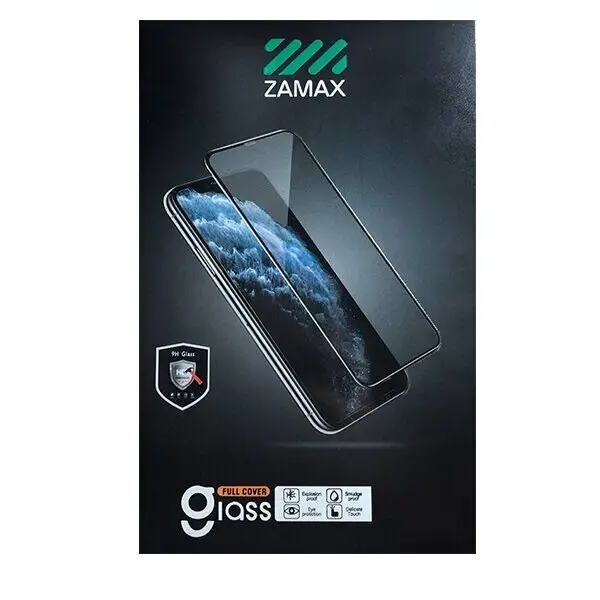 

Защитное стекло ZAMAX Titanium для iPhone 12 - Black / Черное