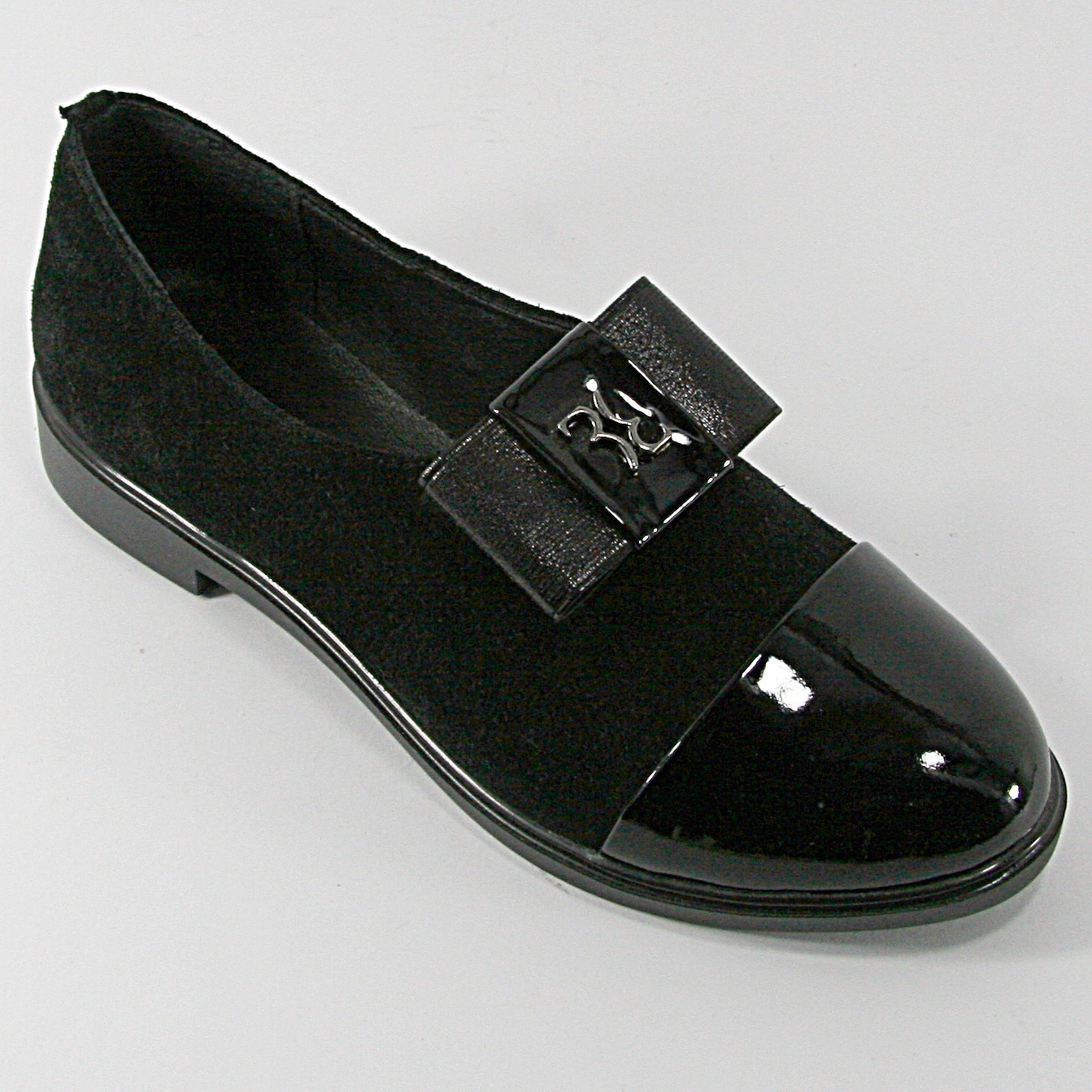 

Женские мокасины Mengfuna 228-001206 38 Черные
