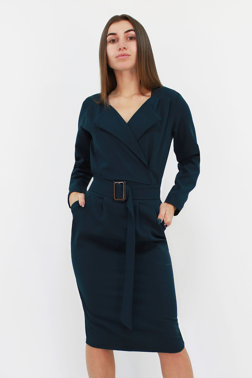 

Вишукане класичне жіноче плаття Leksy Mishell , 44-46 Зелений (01-1027/3, Вишукане класичне жіноче плаття Leksy Mishell M, 44-46 Зелений (01-1027/3)