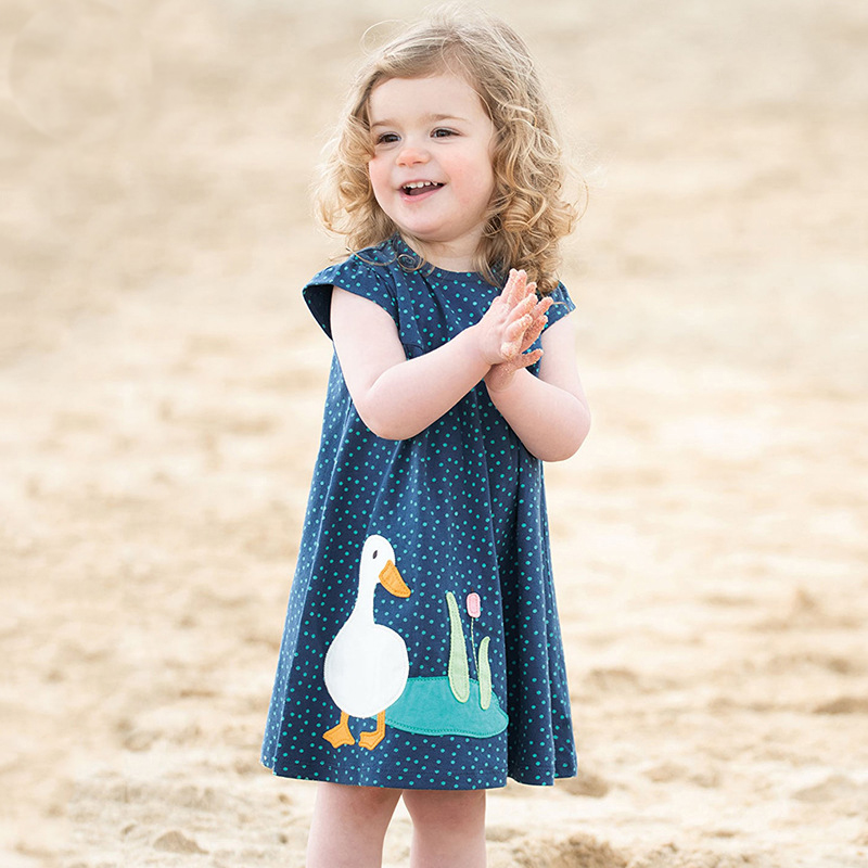 

Платье для девочки White duck Berni Kids (100) Синий