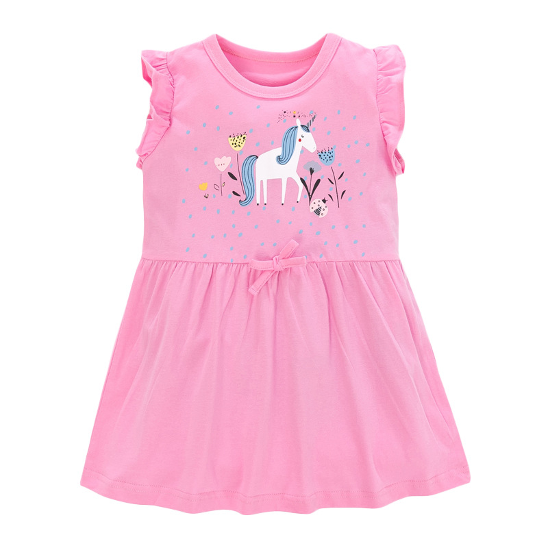 

Платье для девочки Horse in the meadow Berni Kids (130) Розовый
