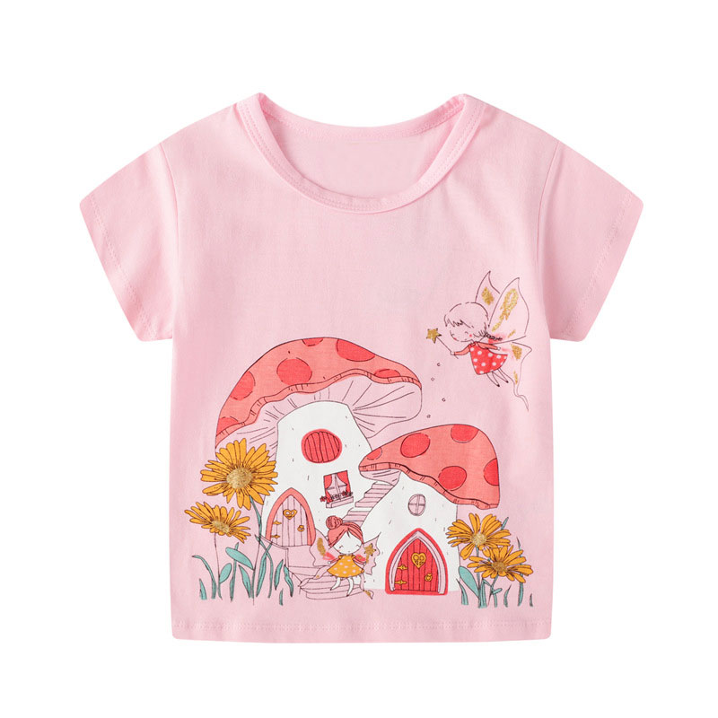 

Футболка для девочки Дом феи Berni Kids (110) Розовый