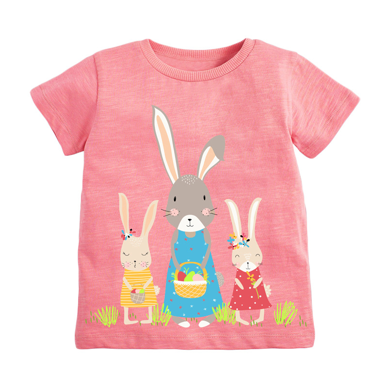 

Футболка для девочки Family of hares Berni Kids (100) Розовый