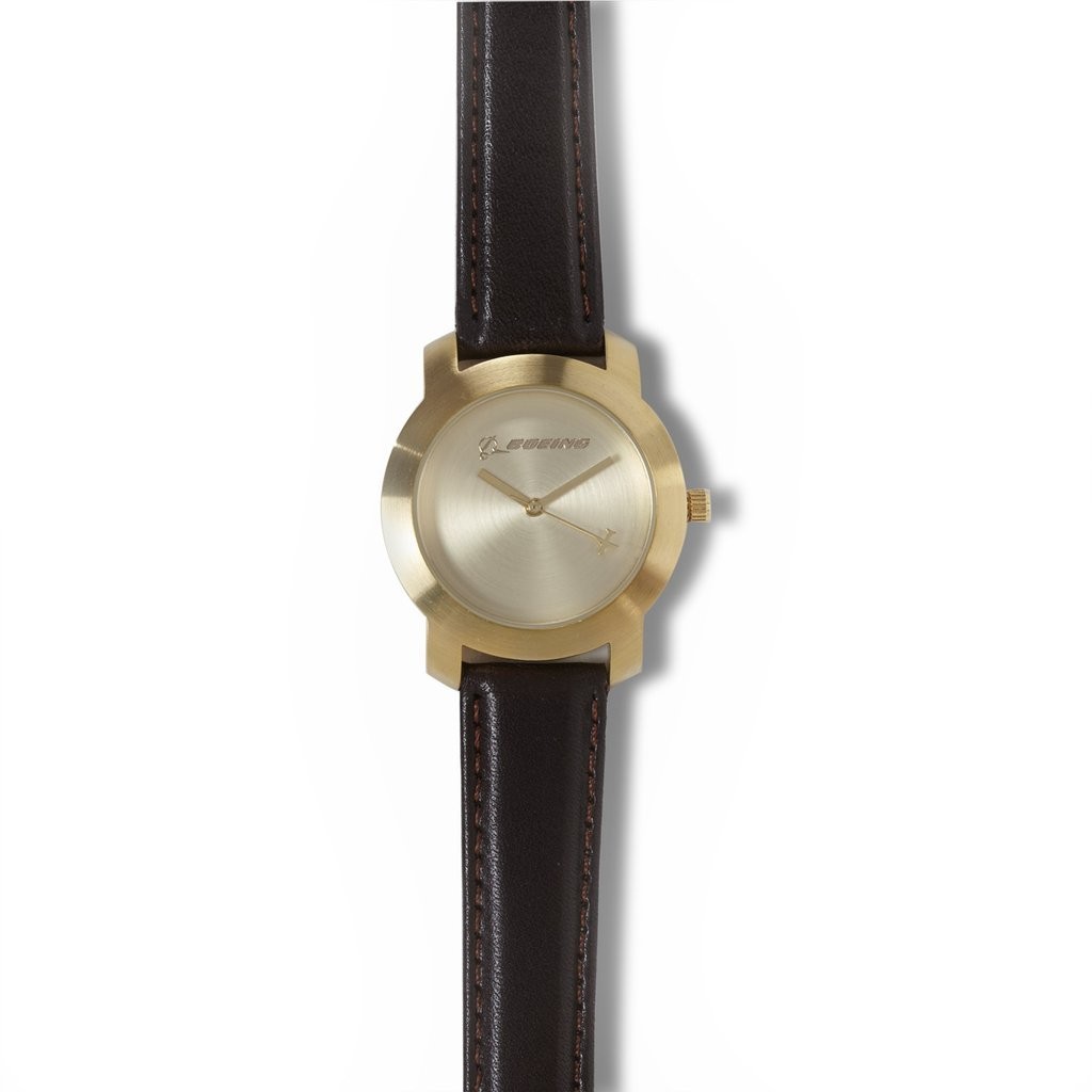 

Наручные часы Boeing Gold Rotating Airplane Watch Коричневые