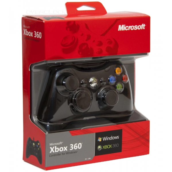

Геймпад проводной для Xbox 360 Microsoft Controller Black