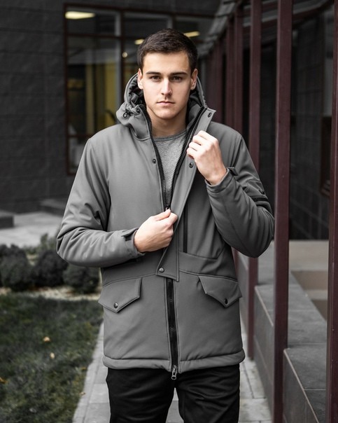 

Парка Chernyy Kot TETRIS Grey Серый, Парка Chernyy Kot TETRIS Grey Серый S