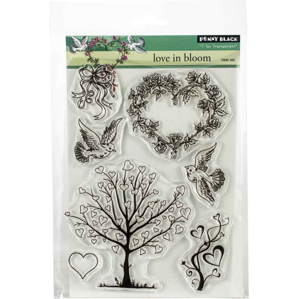 

Штамп Penny Black Clear Stamps Love In Bloom