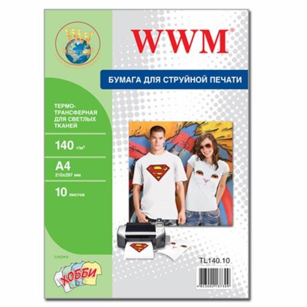

Бумага WWM A4 Termotransfers/White (TL140.10)