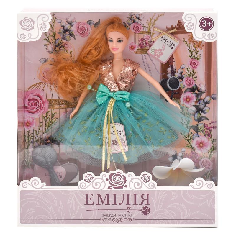 

Кукла Emily с длинными рыжими волосами