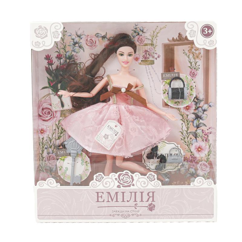 

Кукла Emily шарнирная с темными волосами