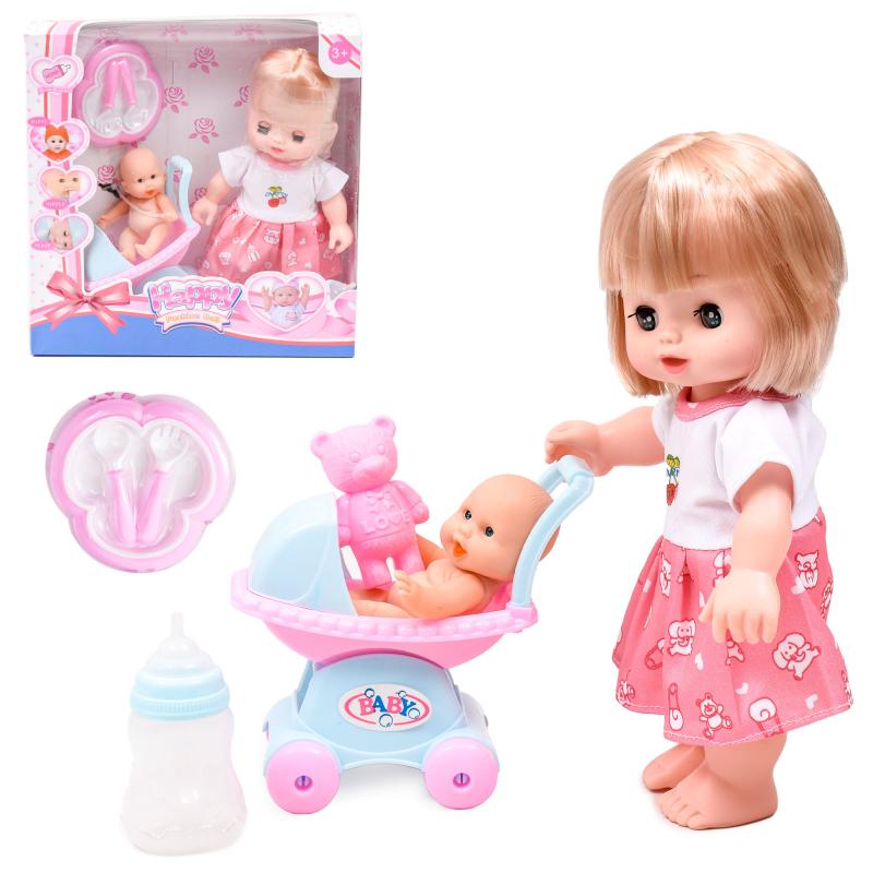

Кукла с пупсиком и аксессуарами Fashion doll