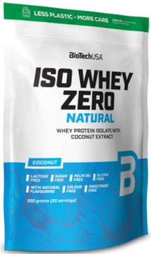 

Протеин Biotech IsoWhey Zero Natural Lactose Free 500 г Клубника (5999076236848)