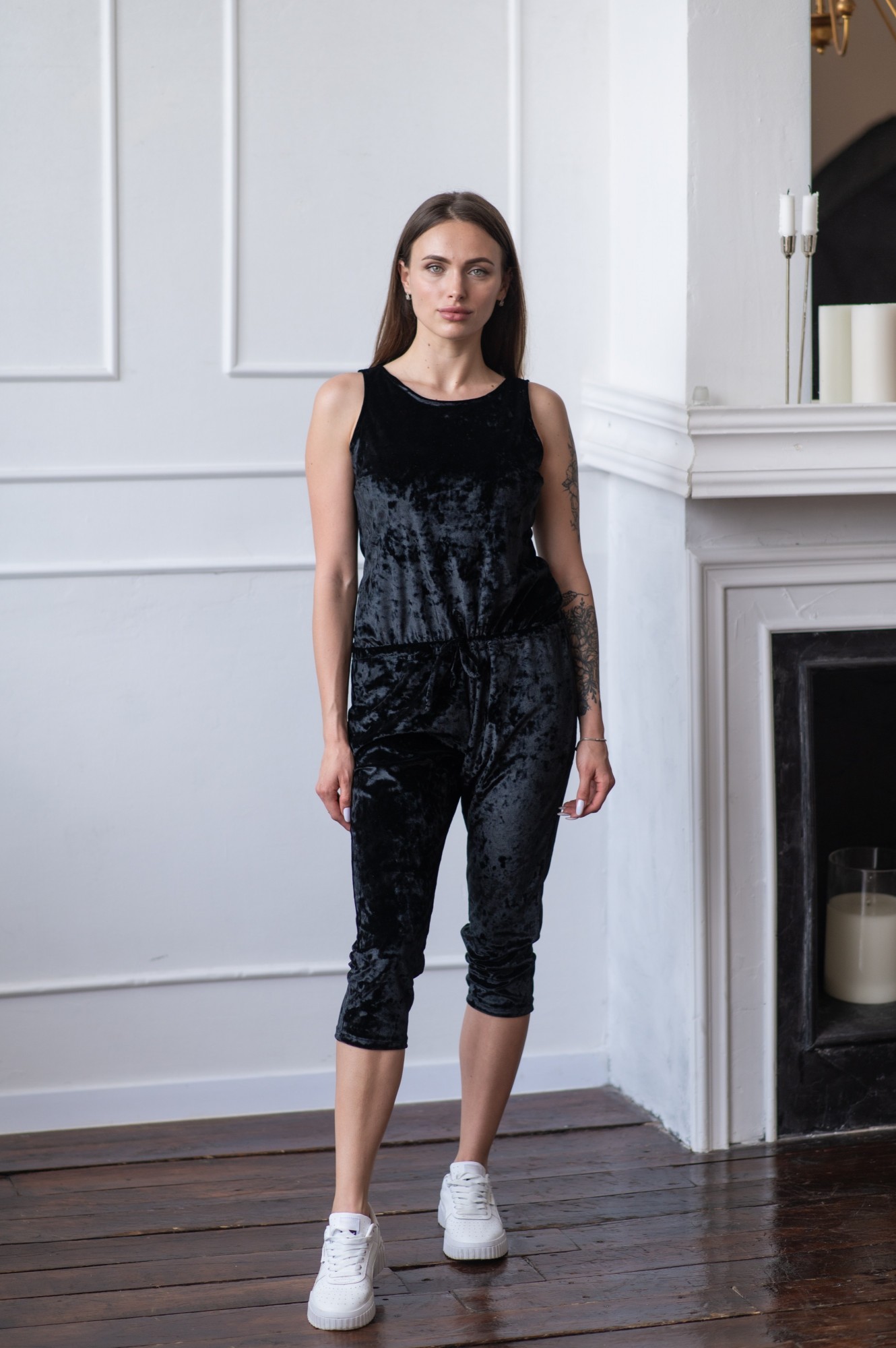 

Комбинезон майка Miss Lora черный  (50-52, Комбинезон майка Miss Lora черный L (50-52)