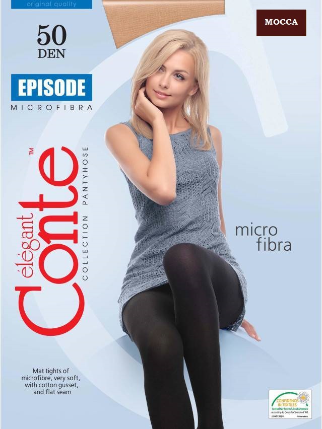 

Колготки из микрофибры Conte Episode 50 den Lycra® 6 Mocca