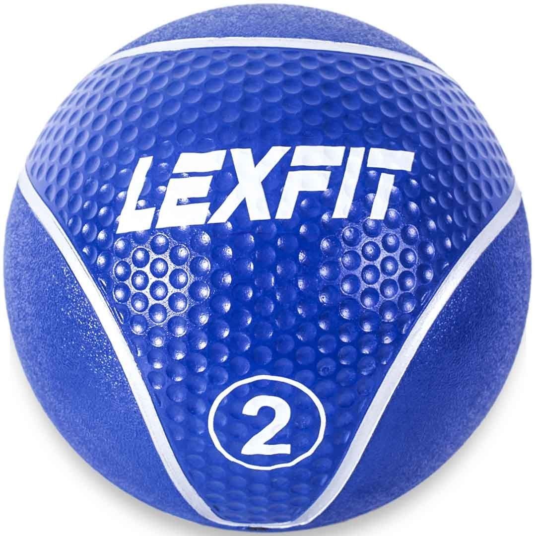 

Медбол USA Style LEXFIT синий 2кг LMB-8017-2