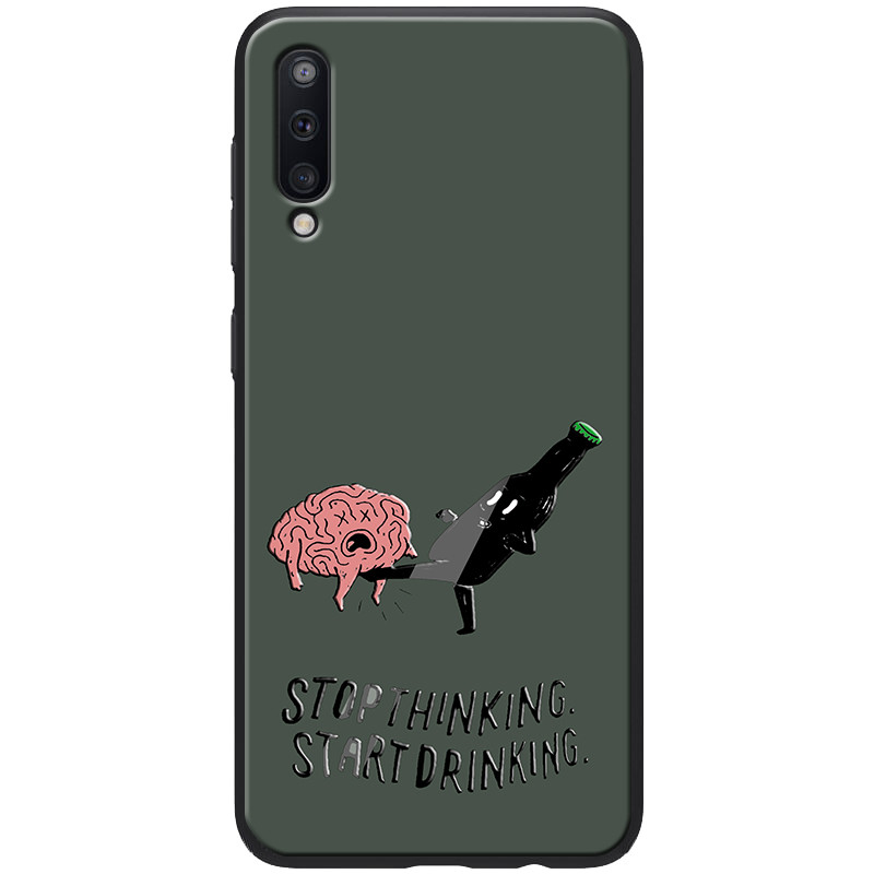 

TPU+PC чехол Epik ForFun для Samsung Galaxy A70 Stopthinking