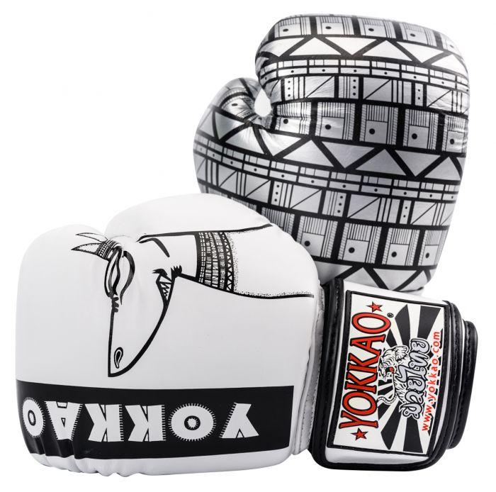 

Боксёрские перчатки YOKKAO Anubis Gloves white 10 ун Белый