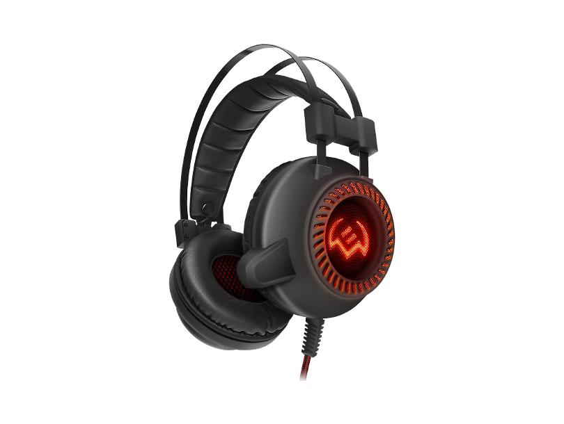 

Наушники с микрофоном (гарнитура) кожаные SVEN AP-U840MV black, джек 2*3,5мм и USB (LED)