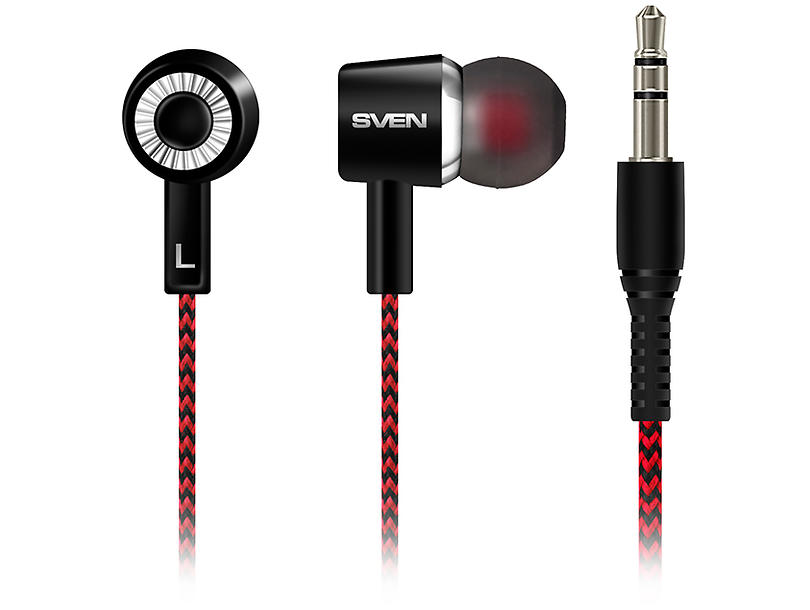 

Наушники для плеера SVEN E-108 (black-red)