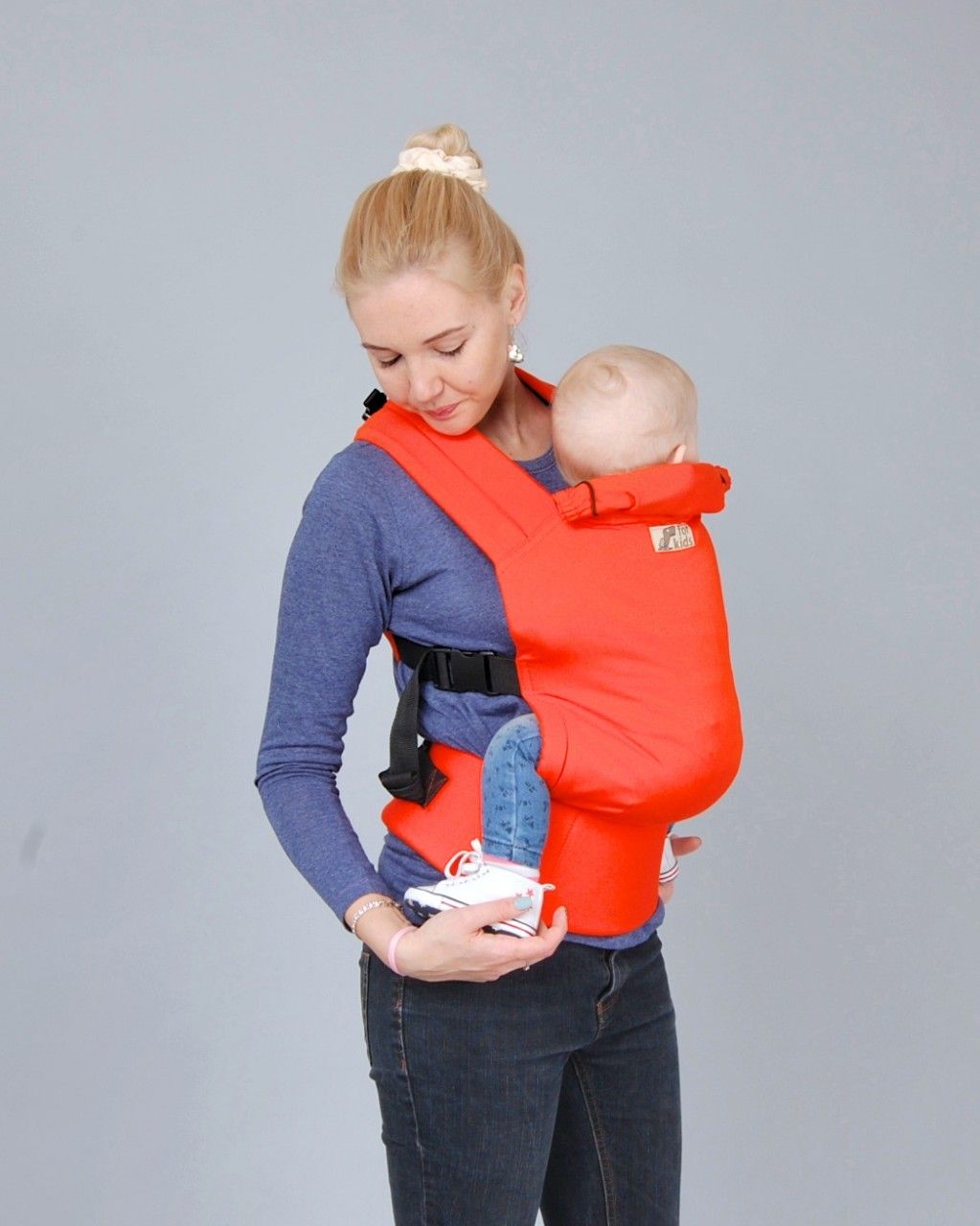 

Эргорюкзак ForKids для переноски детей из хлопка, оранжевый