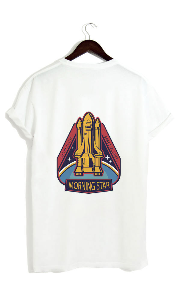 

Футболка Morning Star Space  Біла MS10136, Футболка Morning Star Space XL Біла MS10136