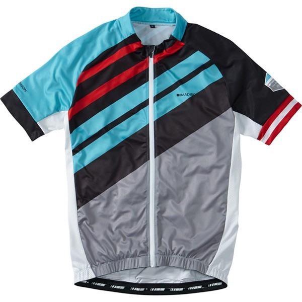 

Велоджерси мужская Madison Sportive full-zip SL, blue stripes L