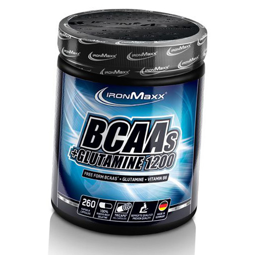 

BCAA's+Glutamine 1200 IronMaxx 260капс (28083001)