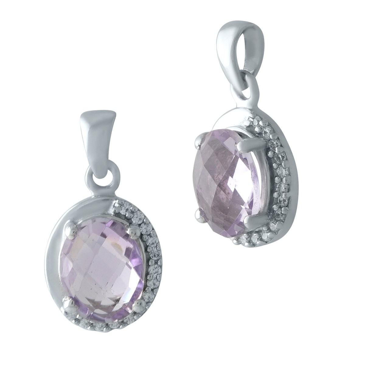 

Серебряная подвеска SilverAlex с аметистом 2.483ct