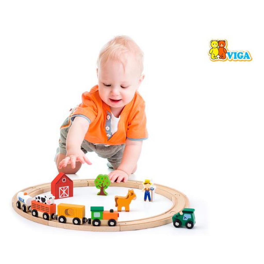 

Железная дорога Viga Toys Железная дорога 19 деталей (51615)