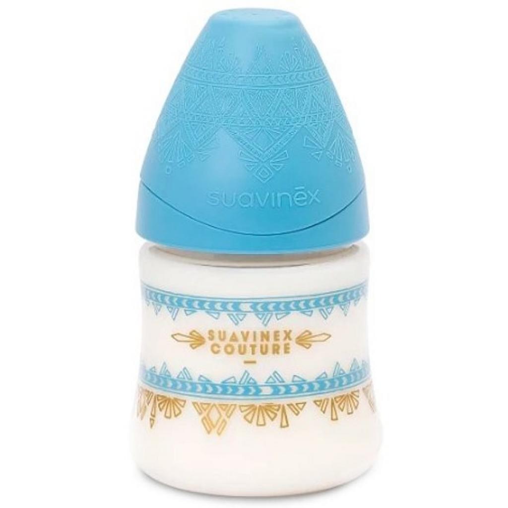 

Бутылочка для кормления Suavinex Couture, 150 мл, 0+ голубая (304127)