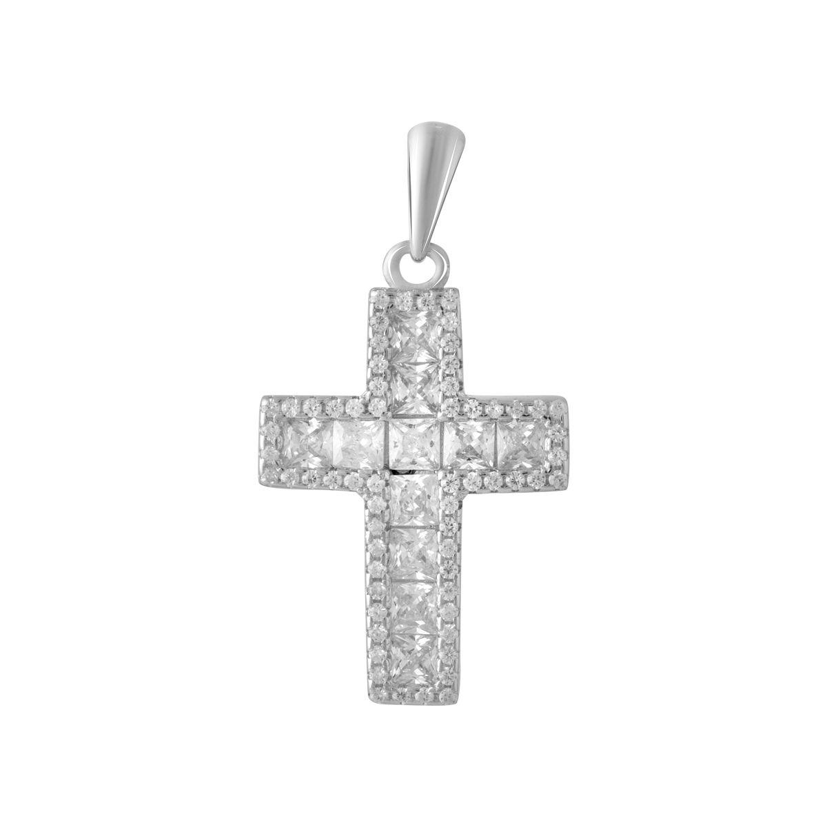 

Серебряный крестик SilverAlex с фианитами