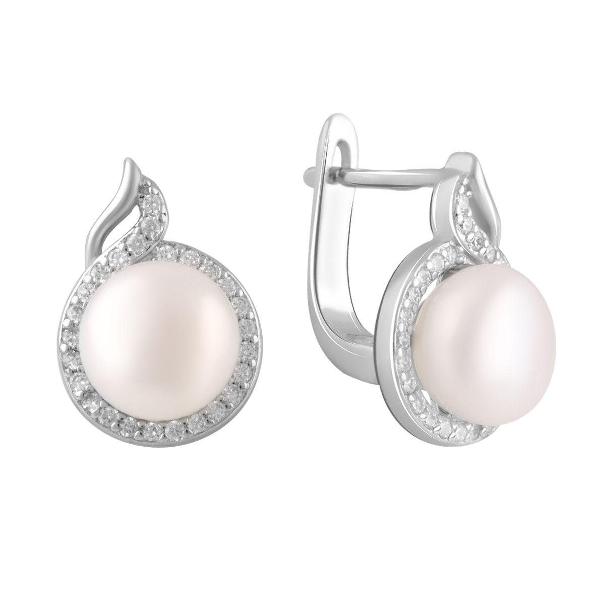 

Серебряные серьги SilverAlex с натуральным жемчугом