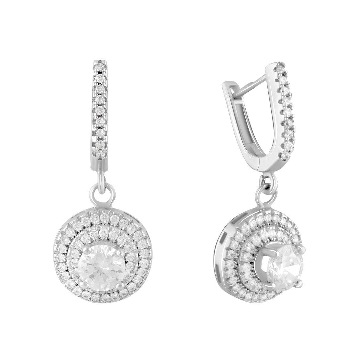 

Серебряные серьги SilverAlex с фианитами