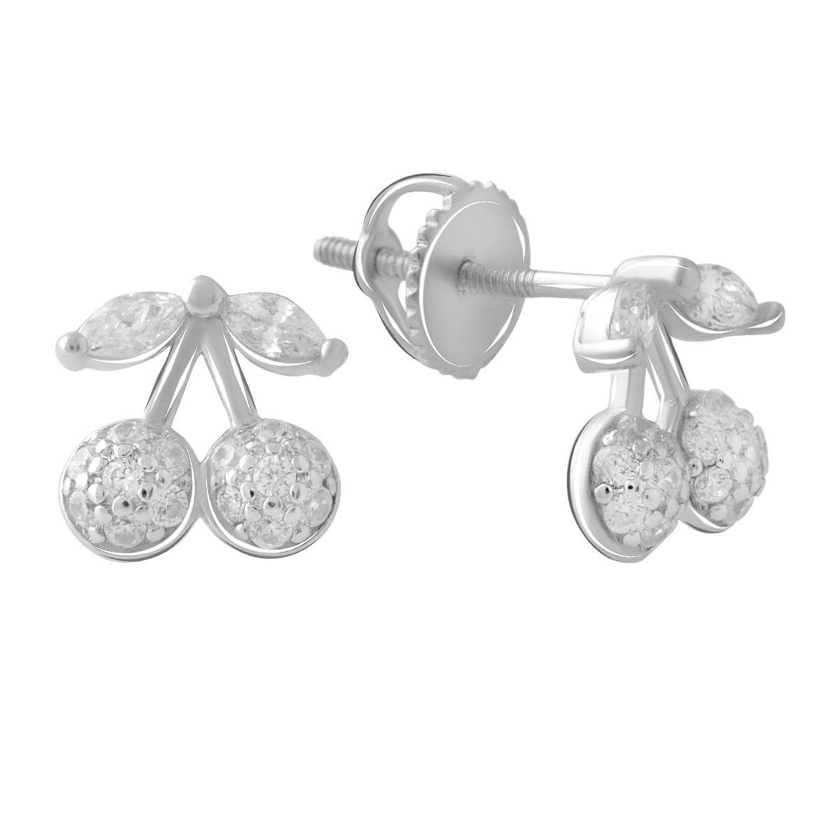 

Серебряные серьги SilverAlex с фианитами