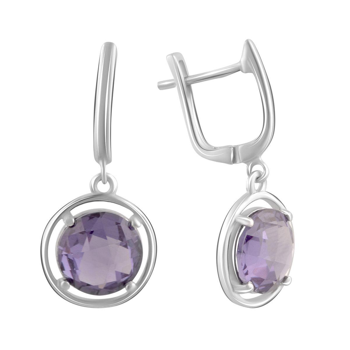 

Серебряные серьги SilverAlex с александритом 8.843ct