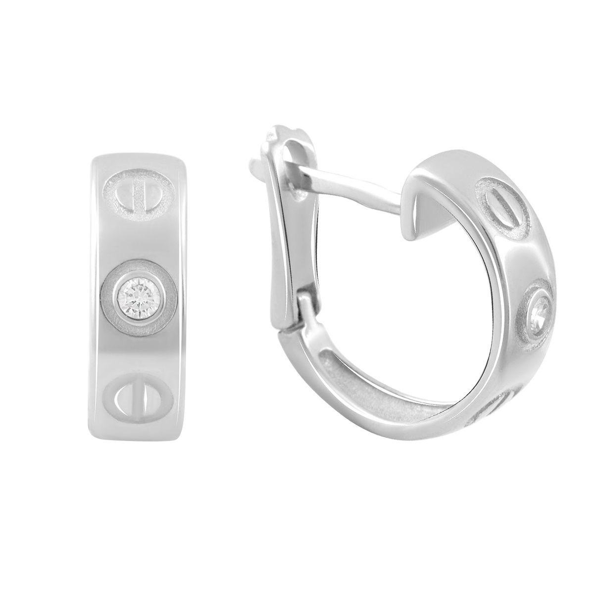 

Серебряные серьги SilverAlex с фианитами