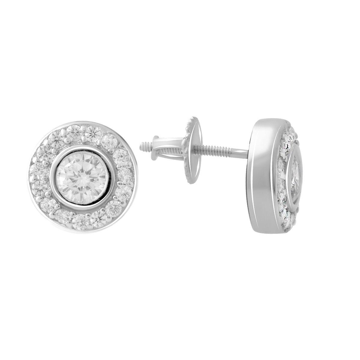 

Серебряные серьги SilverAlex с фианитами