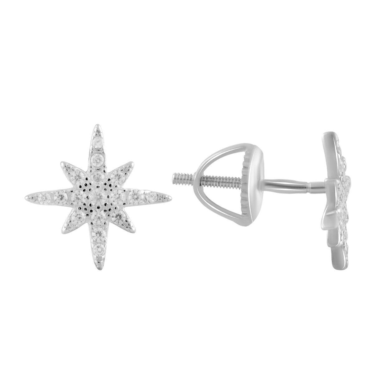 

Серебряные серьги SilverAlex с фианитами