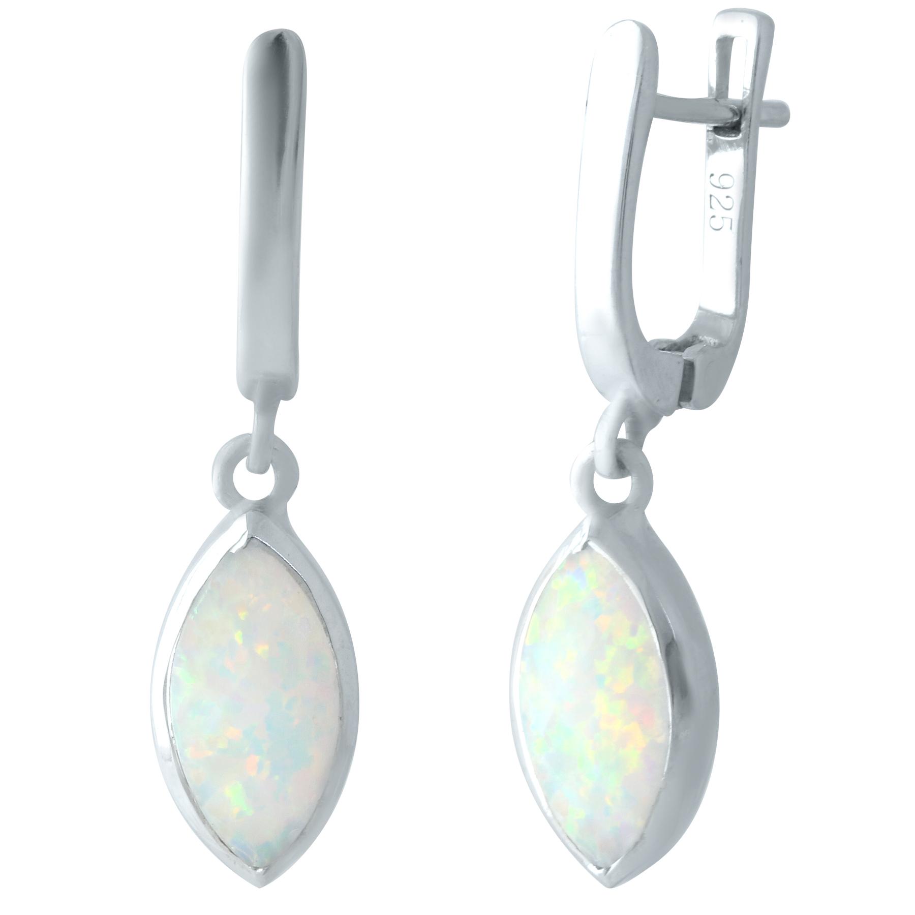 

Серебряные серьги SilverAlex с опалом 1.293ct
