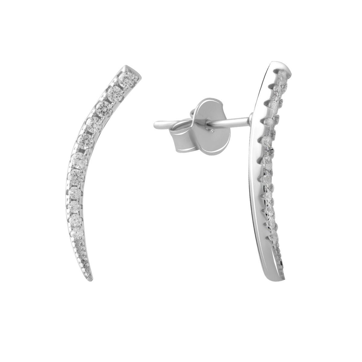 

Серебряные серьги SilverAlex с фианитами