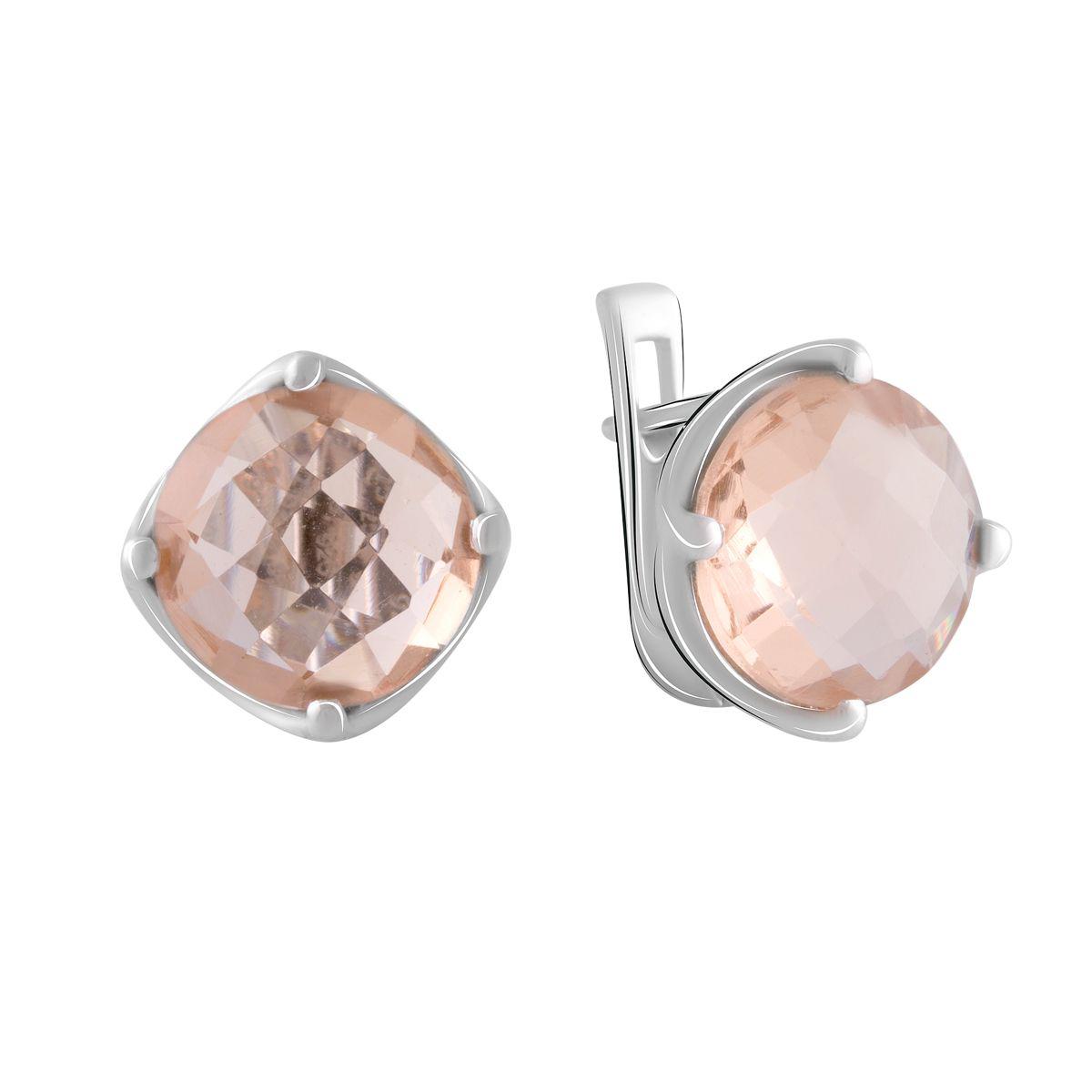 

Серебряные серьги SilverAlex с морганитом nano 9.333ct