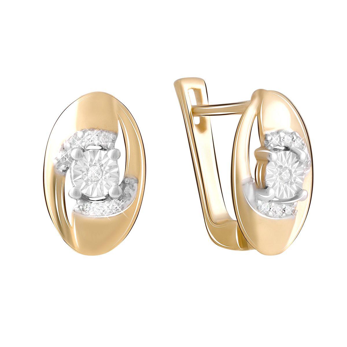 

Серебряные серьги SilverAlex с натуральными бриллиантом 0.14ct
